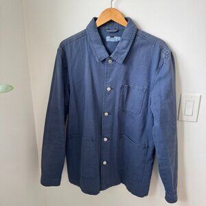 Topman Regular Fit Denim Overshirt – Men’s Large